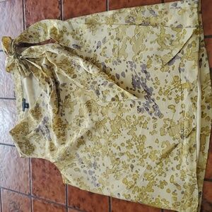 sleeveless silk tank